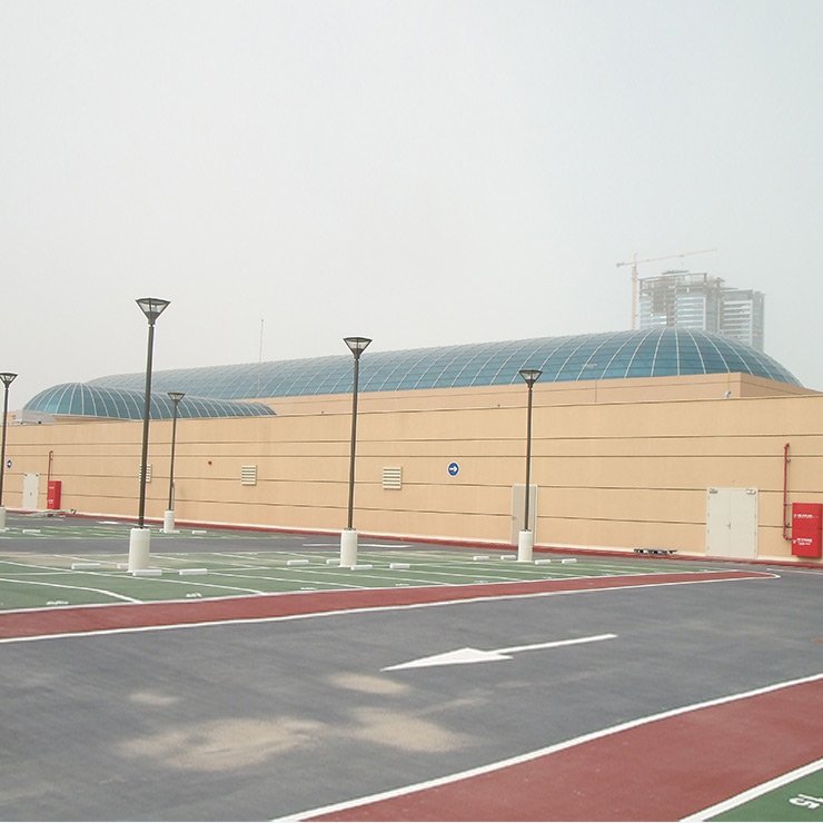 Standard Skylight - Barrel Vault - Al Naeem Mall Front View